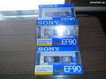 Кассеты магнитофонные производства Японии: Sony EF 90